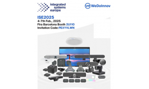 WeDoInnov представила инновационные решения для видеоконференций на выставке ISE 2025