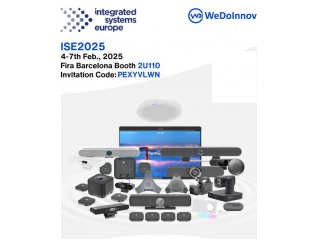 WeDoInnov представила инновационные решения для видеоконференций на выставке ISE 2025